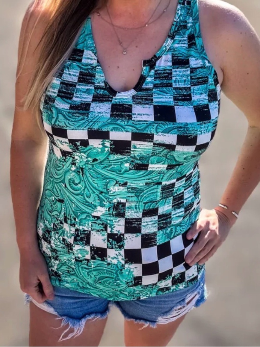NWT Sterling Kreek Racerback Tank Top